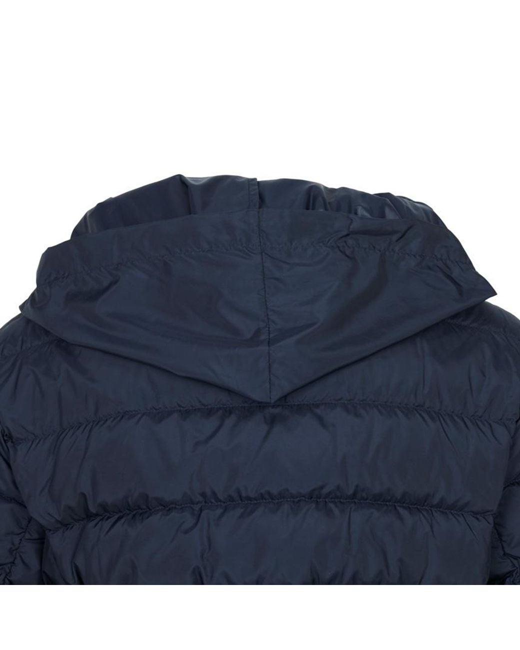 Weekend by Maxmara Blue Long-Sleeved Cotton-Padded Jacket