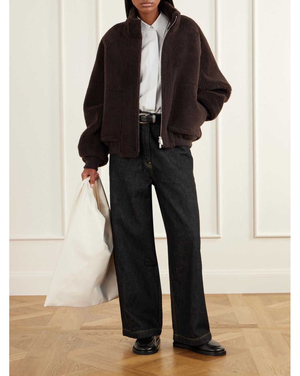 Studio Nicholson Black Long-Sleeve Jacket