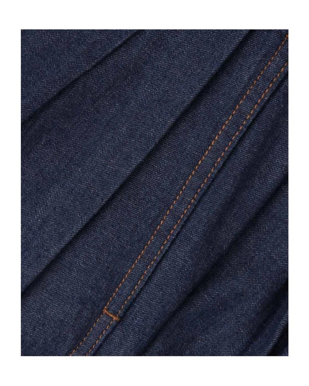Zimmermann Blue Aster Pleated Jeans