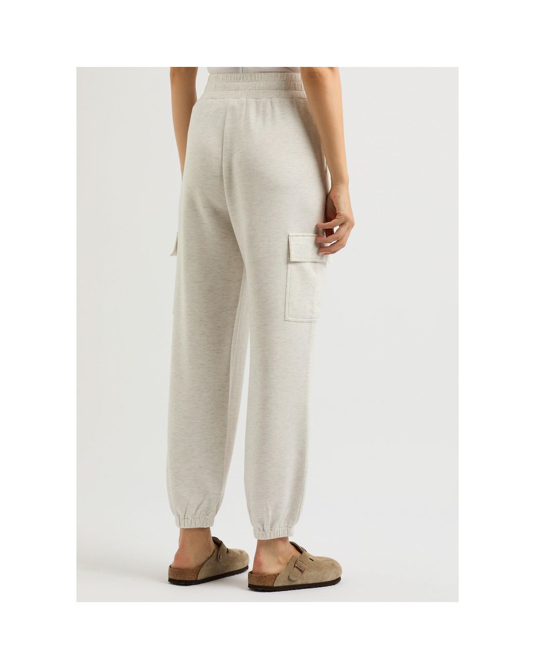 Varley White Neutral Cargo Pants