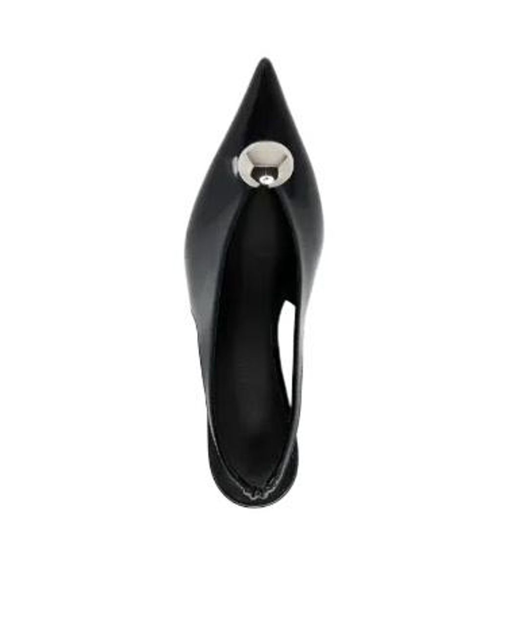 Proenza Schouler Black Leather Heeled Pumps