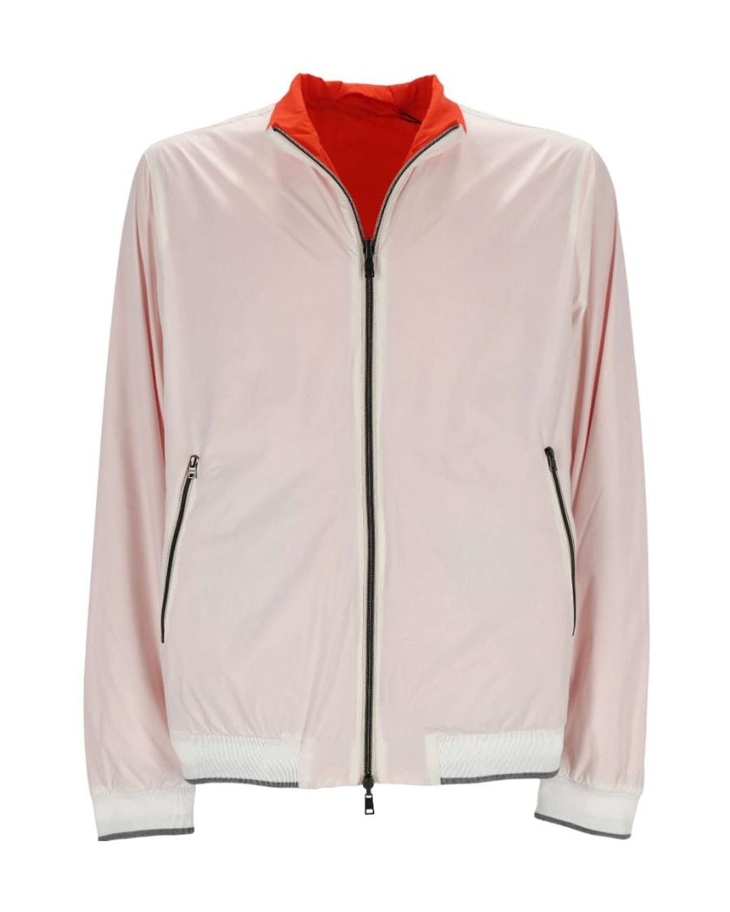 Herno Pink Reversible Slim Bomber Jacket for men