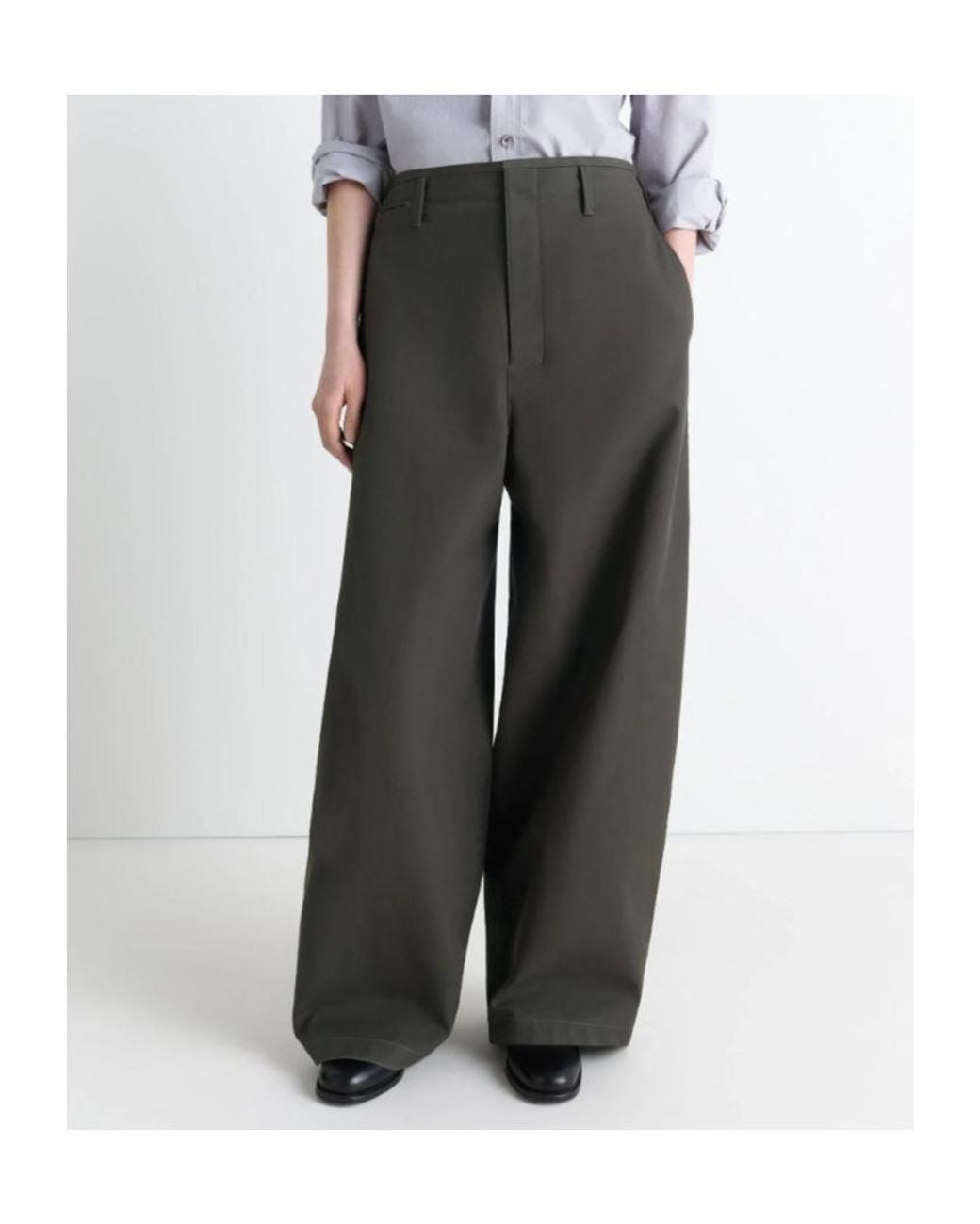 Lemaire Gray Large Chinos