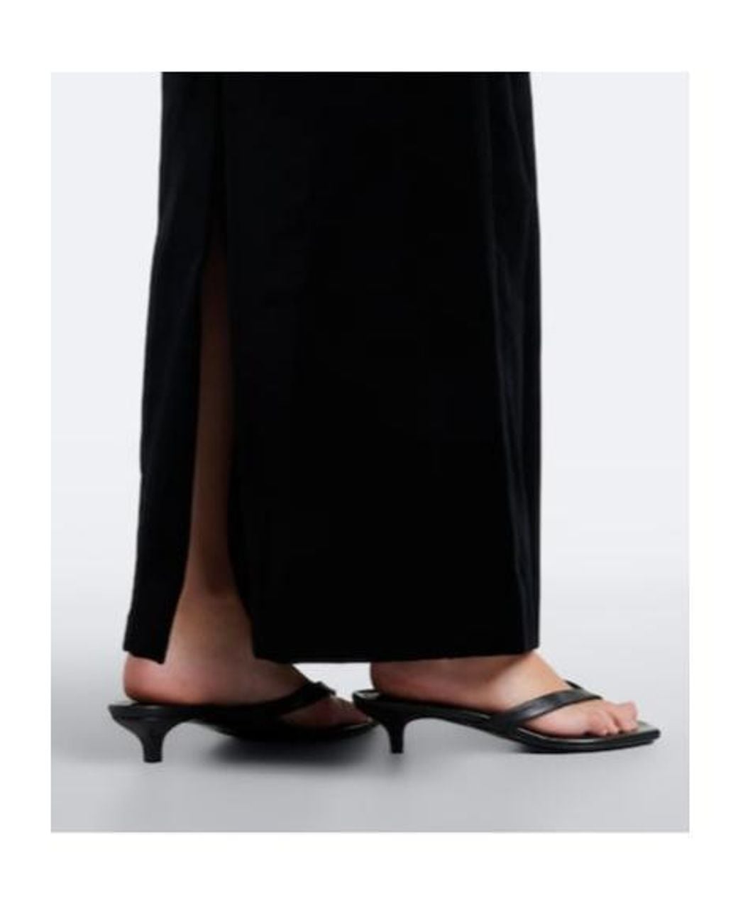 Rohe Black Long Velvet Gown