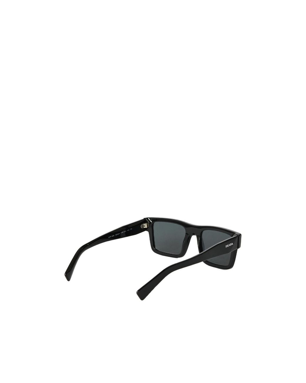 Prada Metallic Acetate Thickframe Square Sunglasses for men