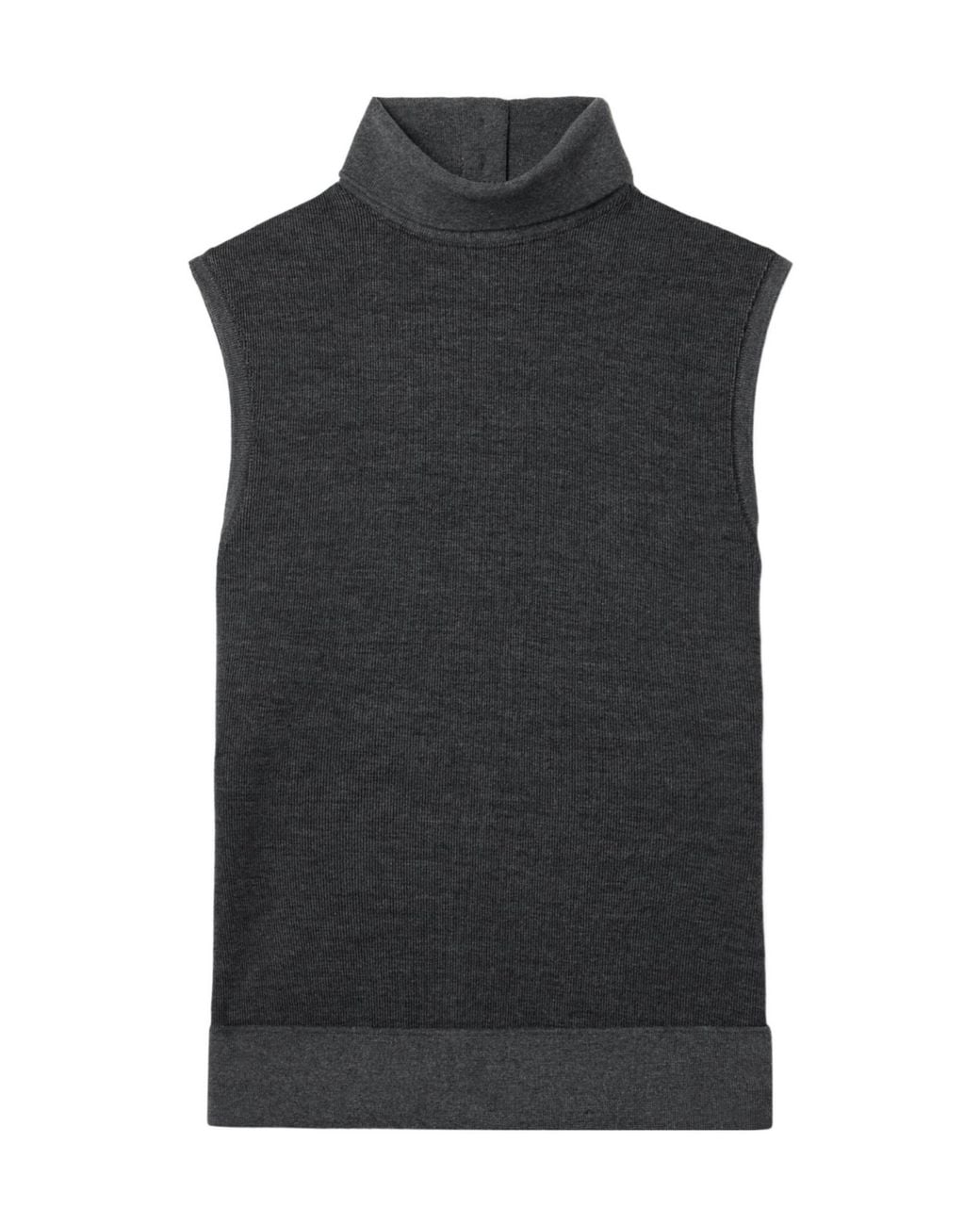 Proenza Schouler Black Slim-Fit Turtleneck Tank Top