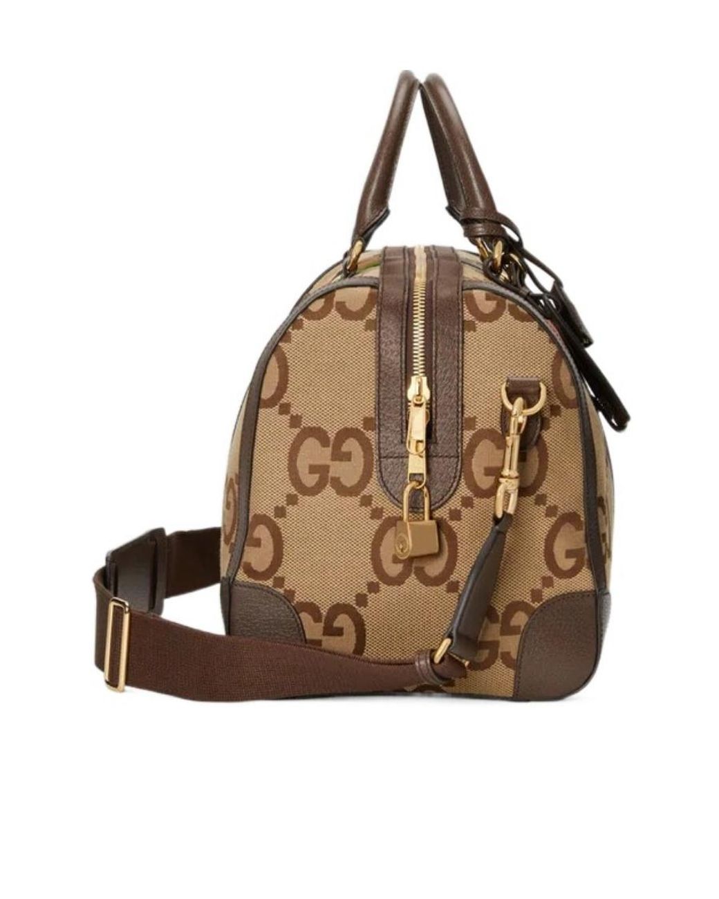 Gucci Brown Ophidia Gg-Print Holdall for men