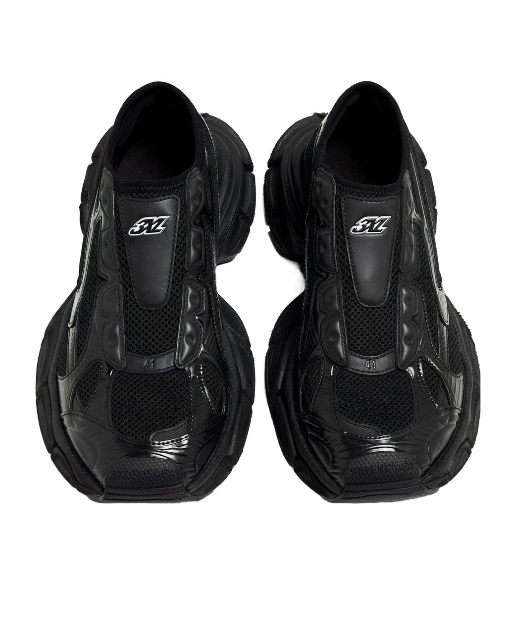 Balenciaga Black Sport 3Xl Slip-On Sneakers for men
