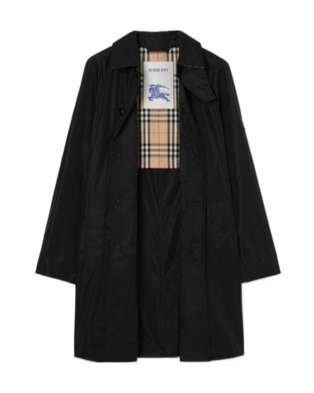 Burberry Black Ridgewood Car Coat for men