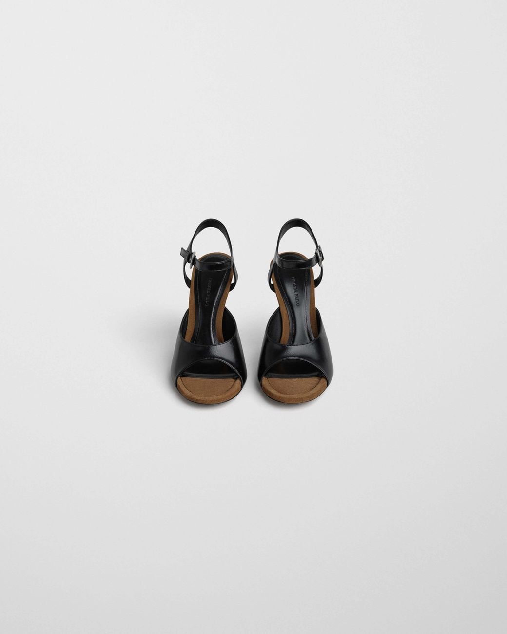 Phoebe Philo Black Peep Sandal
