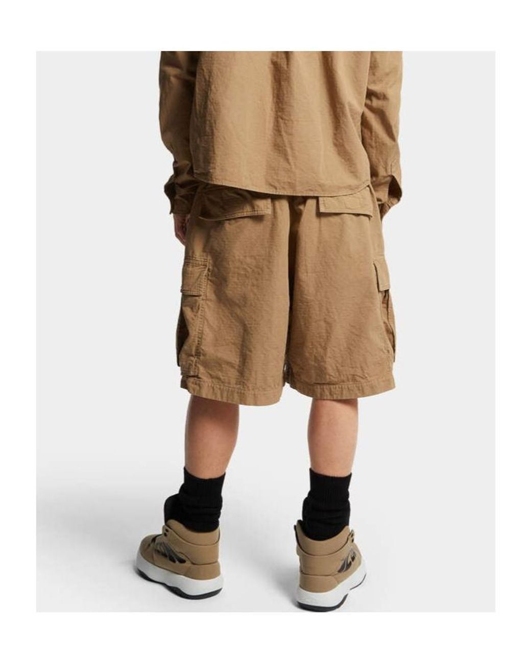 DSquared² Brown Cotton Cargo Shorts for men