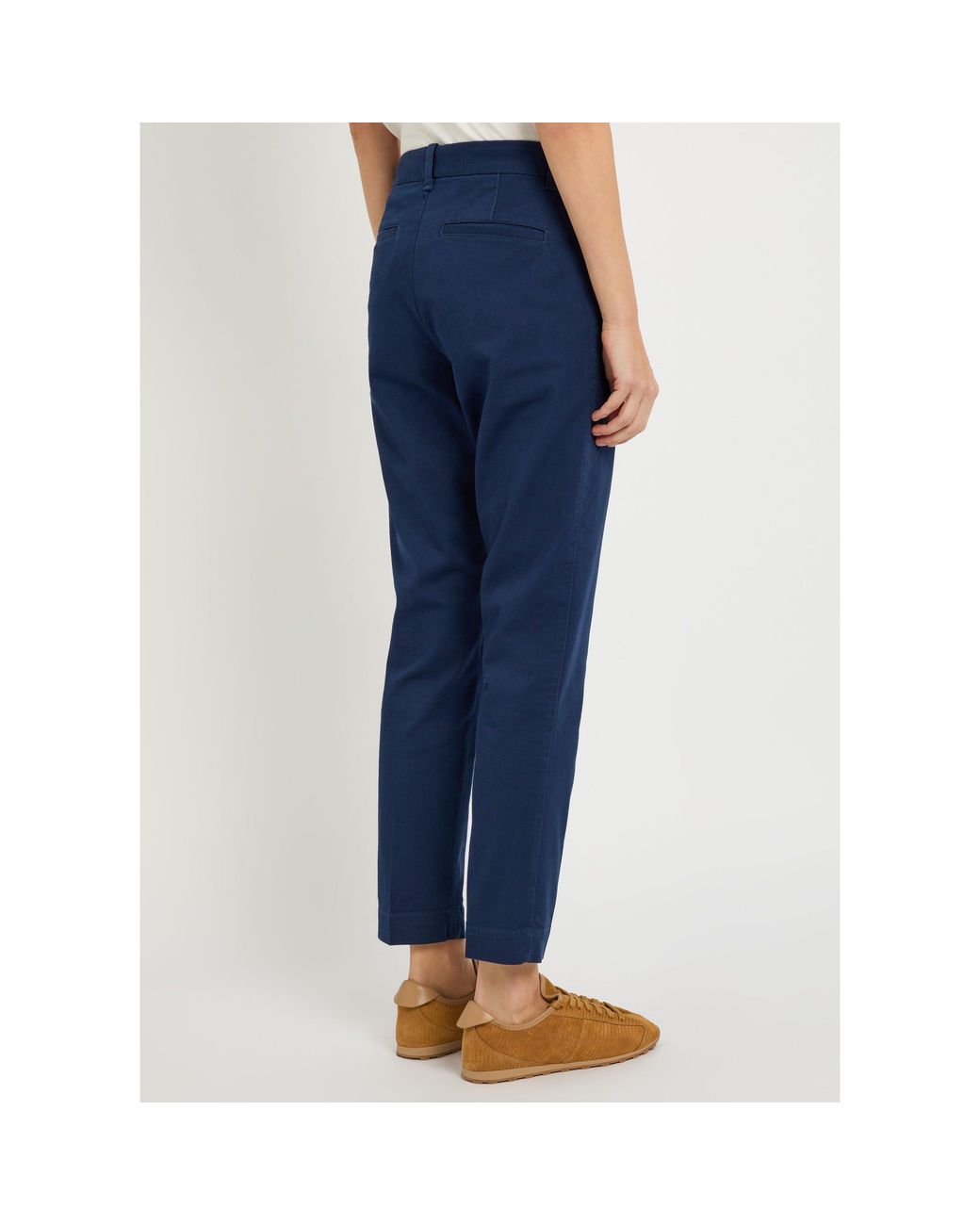 Polo Ralph Lauren Blue Straight Leg Cotton Trousers