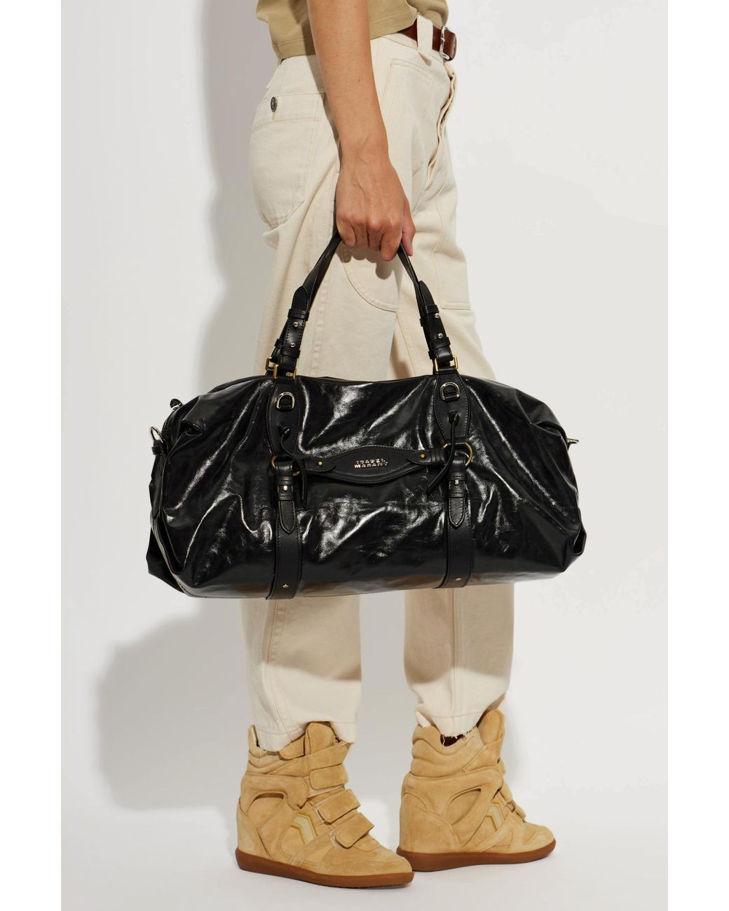 Isabel Marant Black Tilpa Weekender Bag