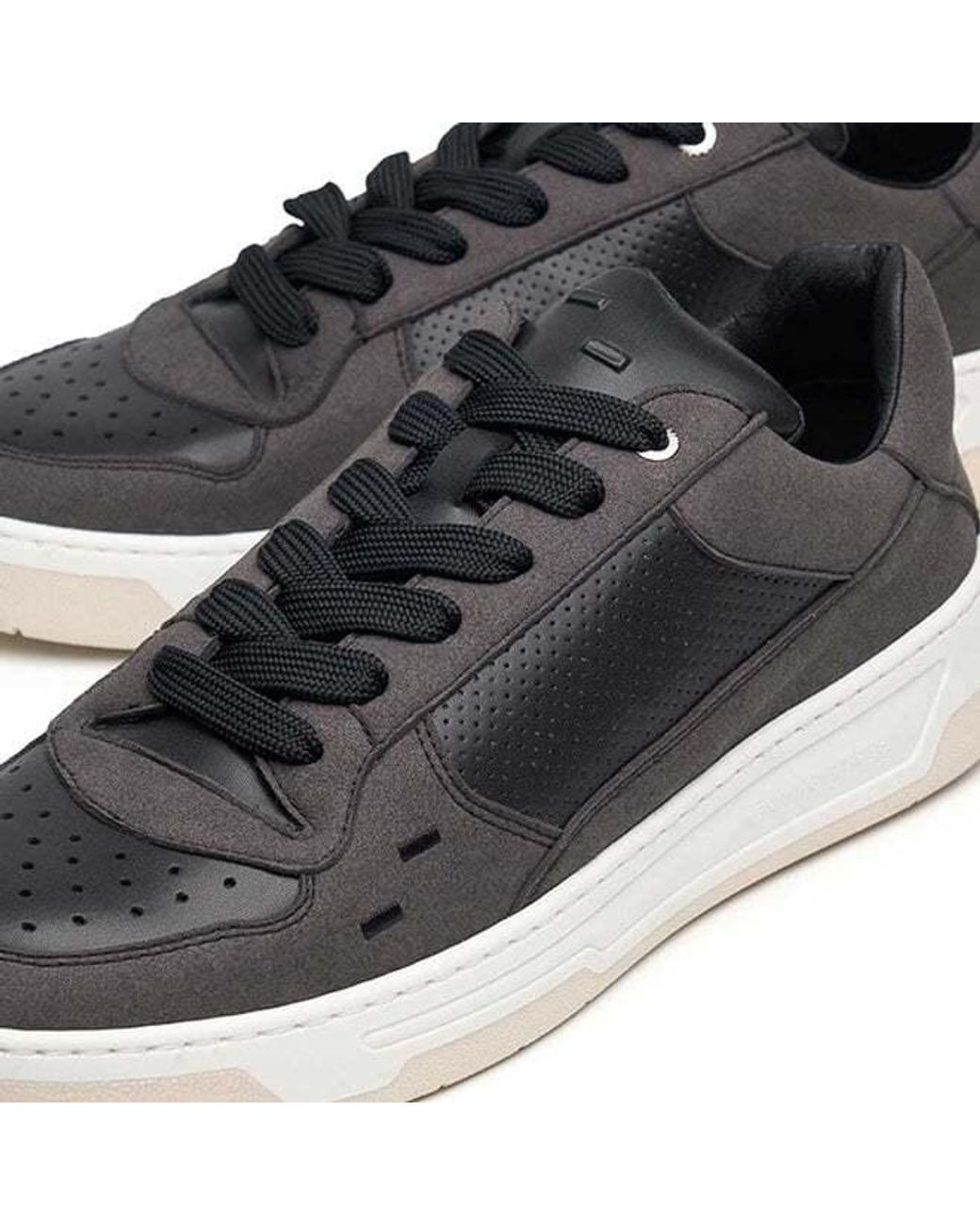 Filling Pieces Black Lace-Up Sneakers for men
