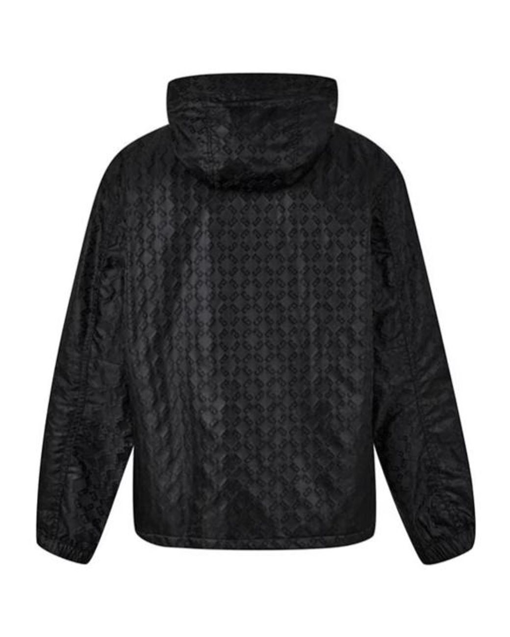 Givenchy Black Logo Hooded Casual Jacket for men