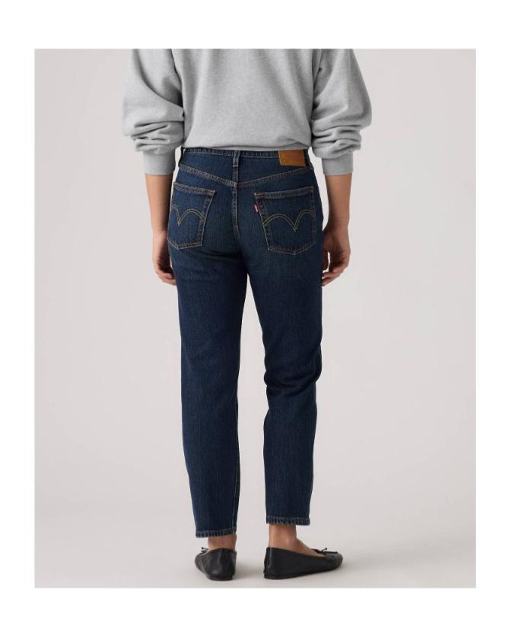 Levi's Blue 501 Crop Jeans