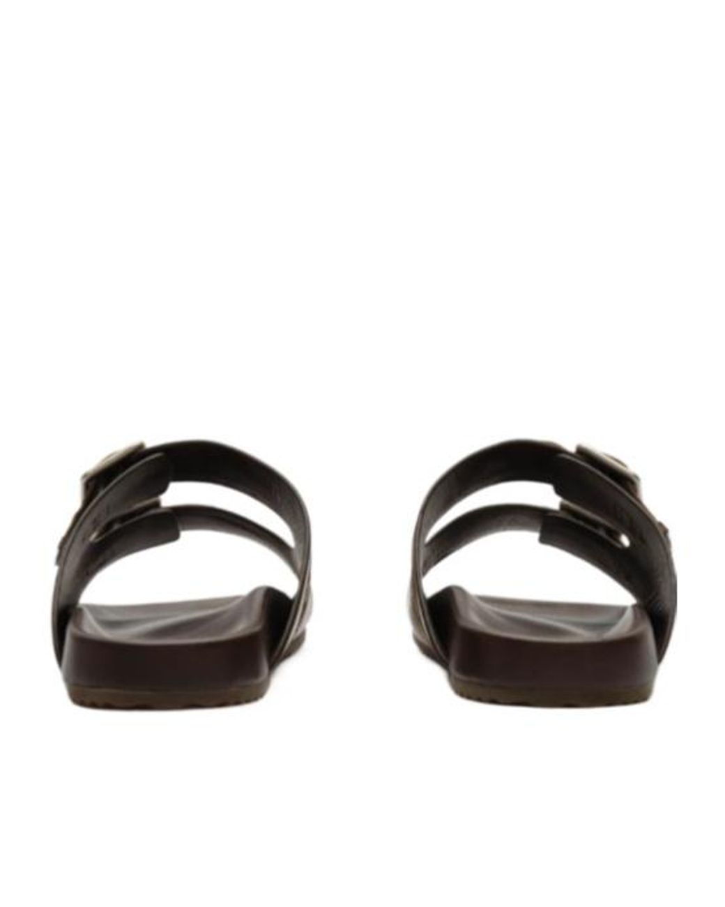 Burberry Brown Check Buckle Urchin Sandals for men