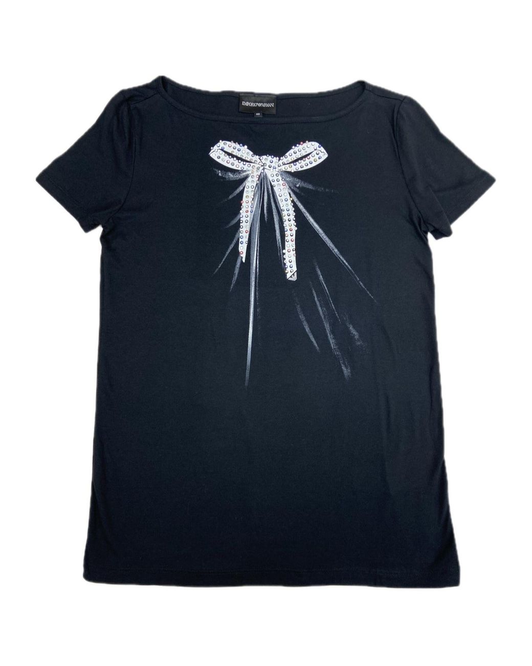 Emporio Armani Blue Crew Neck T-Shirt