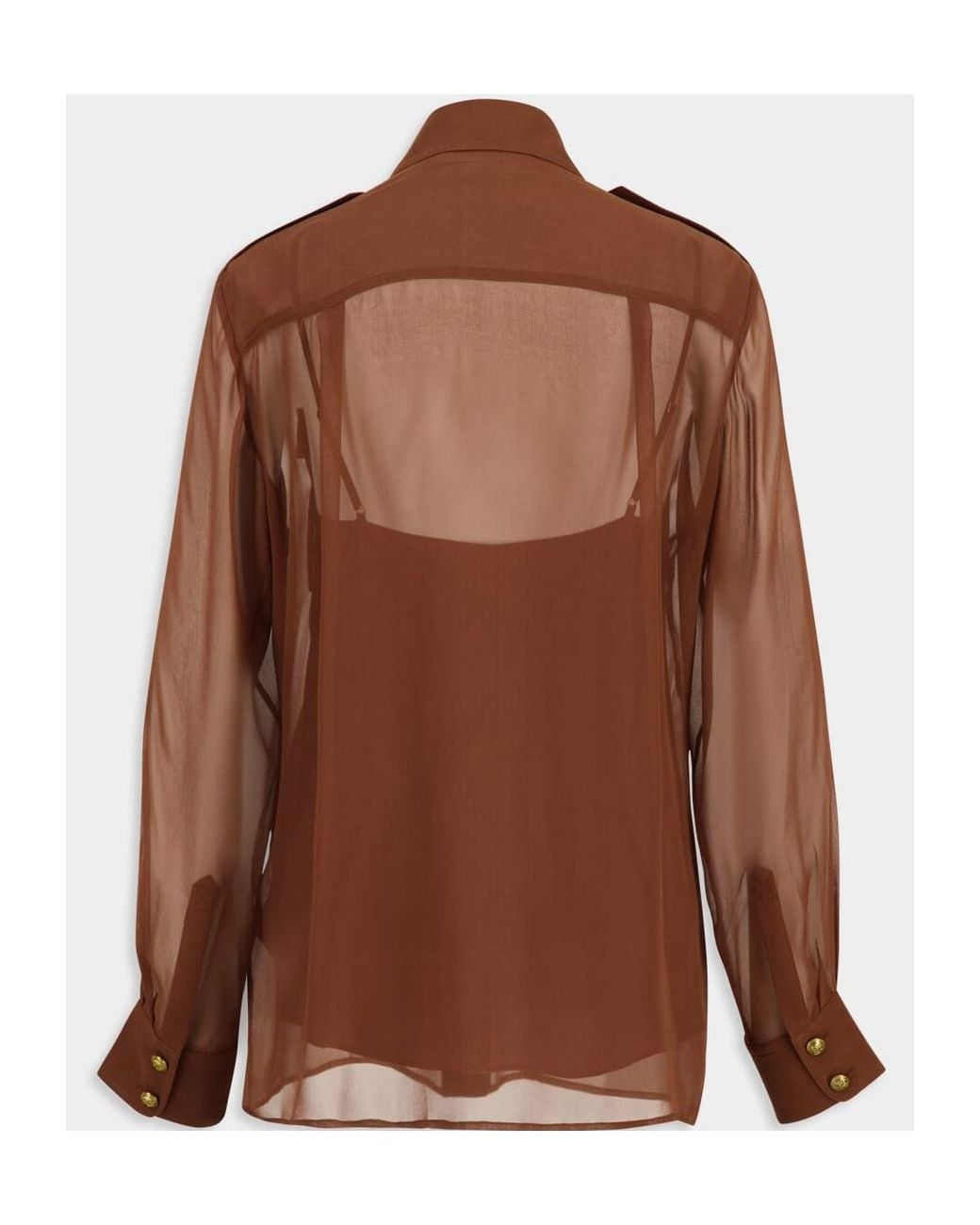 Zimmermann Brown Memento Pocket Shirt