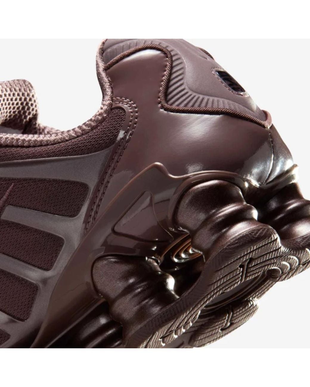 Nike Brown Shox Tl Low-Top Sneakers