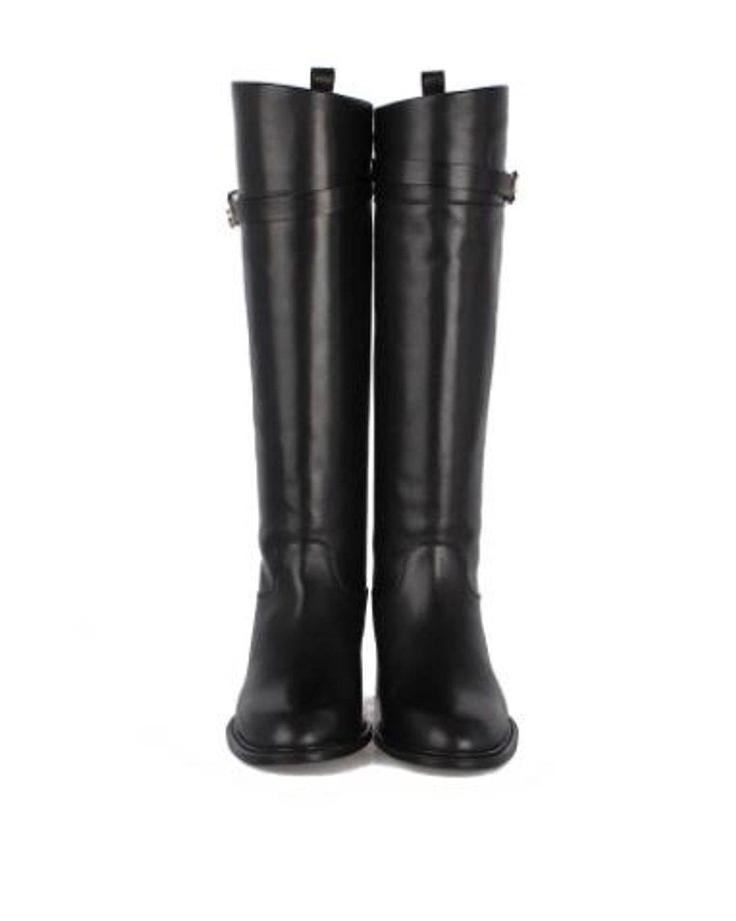 Ferragamo Black Logo Boots