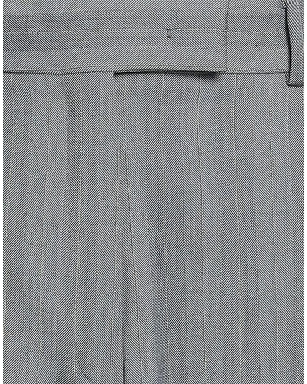 Sportmax Gray Minimalist Straight-Leg Trousers