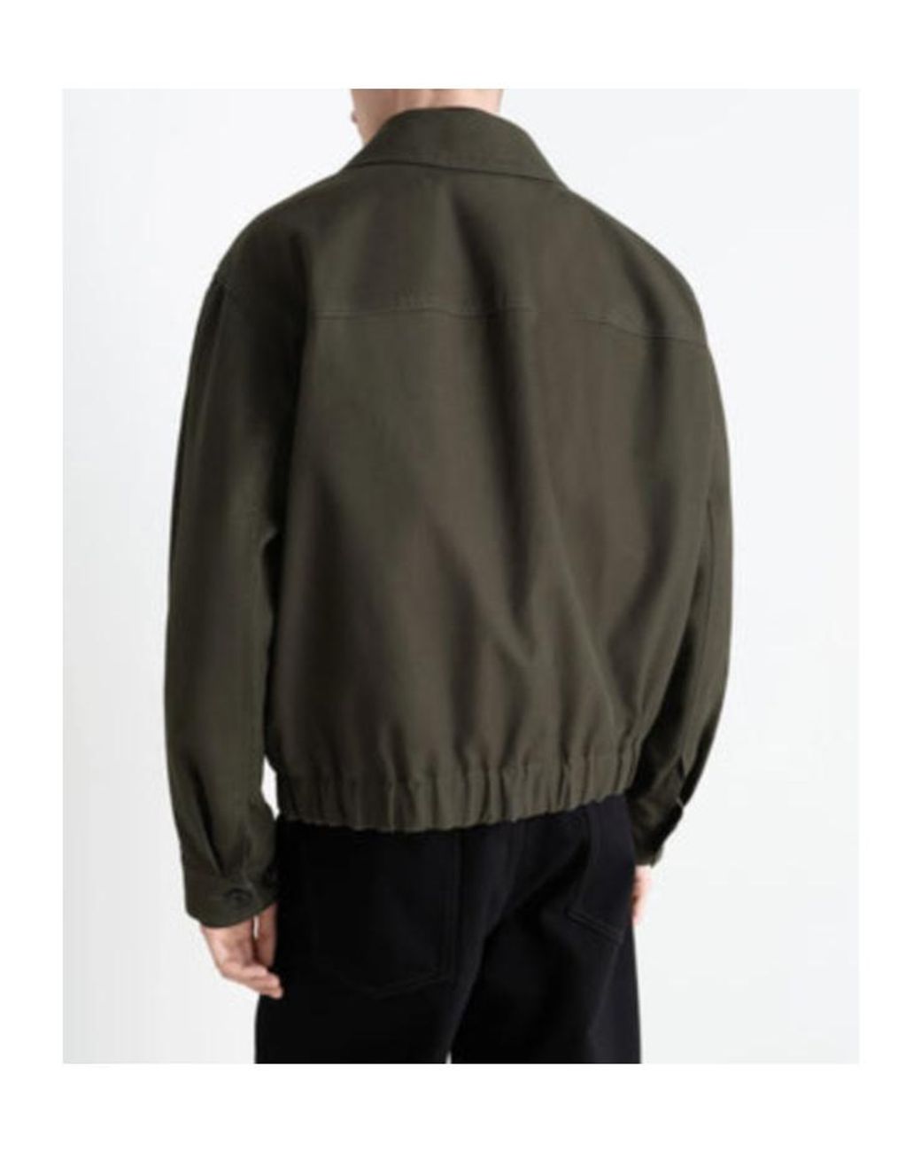 Lemaire Boxy Blouson in Green for Men | Lyst