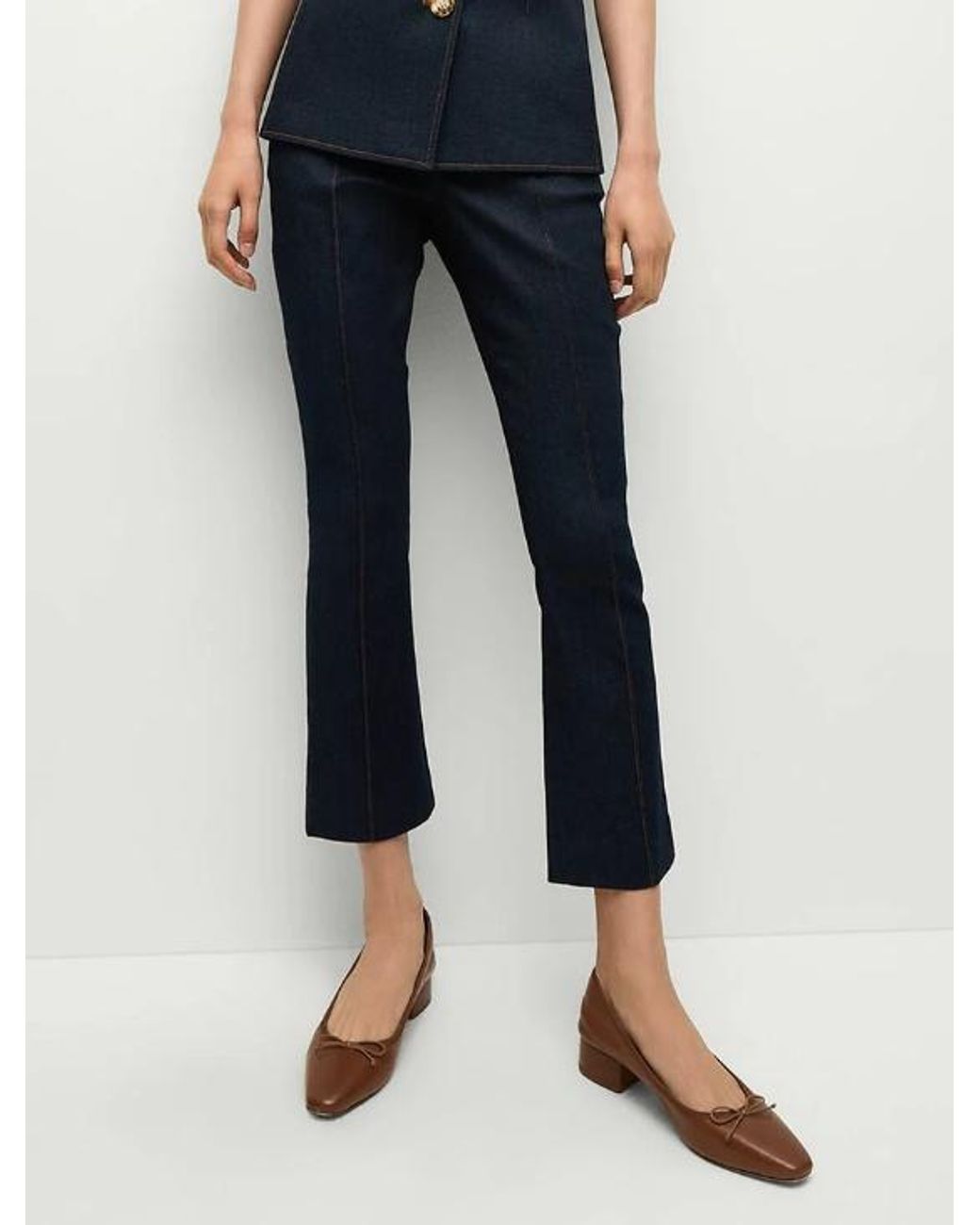 Veronica Beard Blue Tani Tailored Trousers