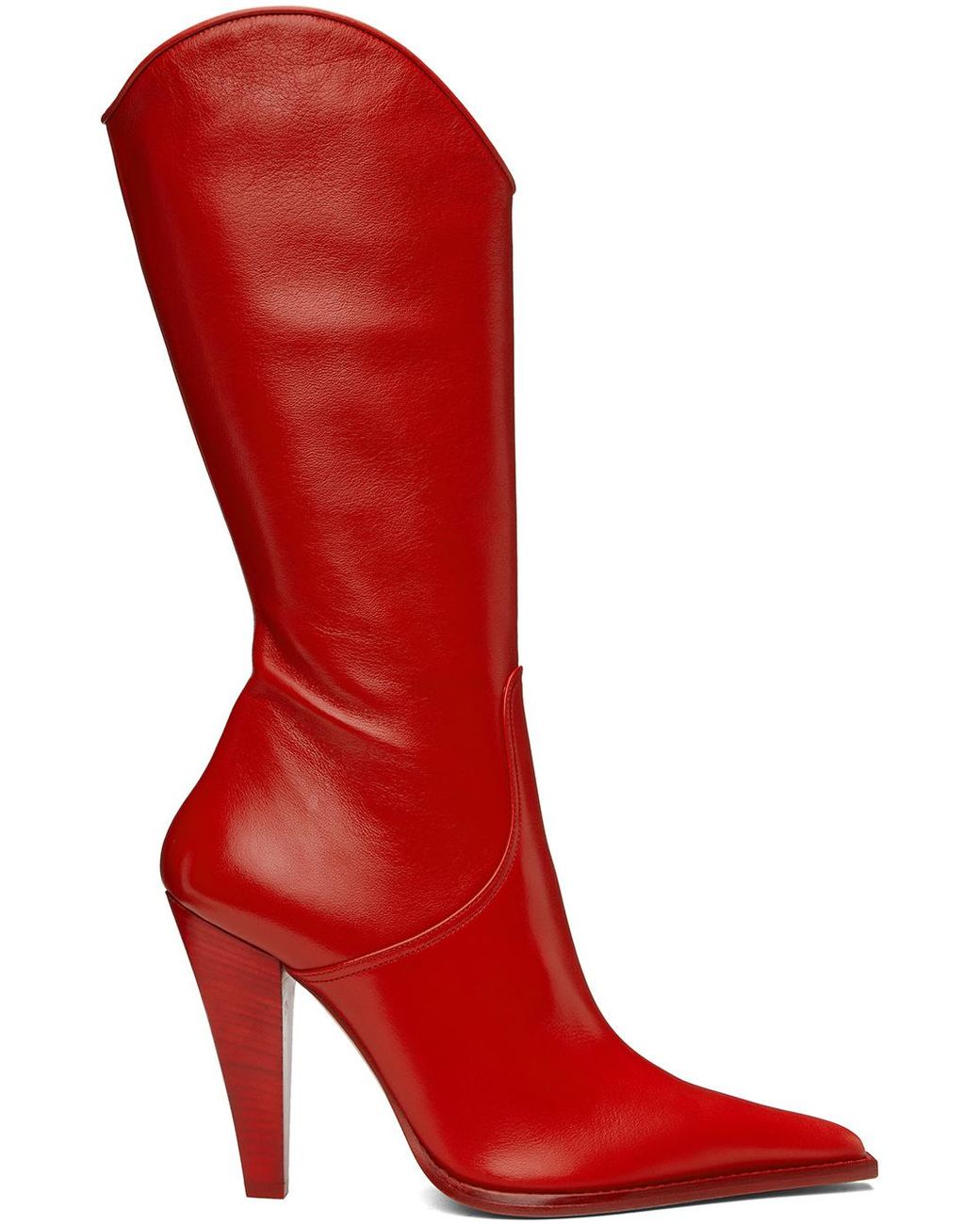 Paris Texas Red Nadia Pointed-Toe Boots