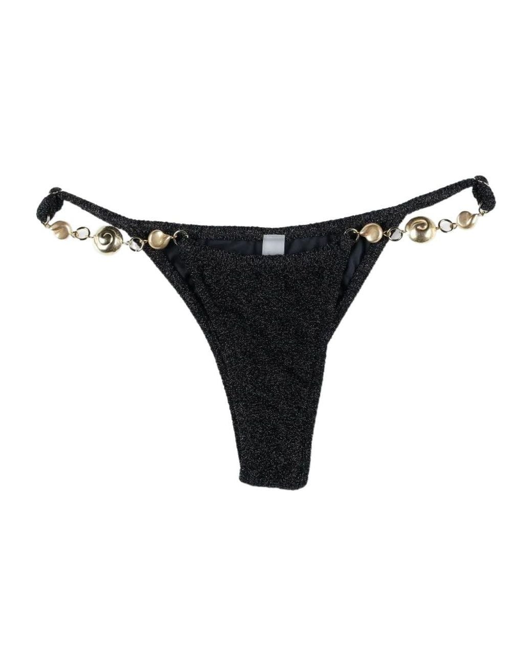 Reina Olga Black Bikini Swimming Trunks
