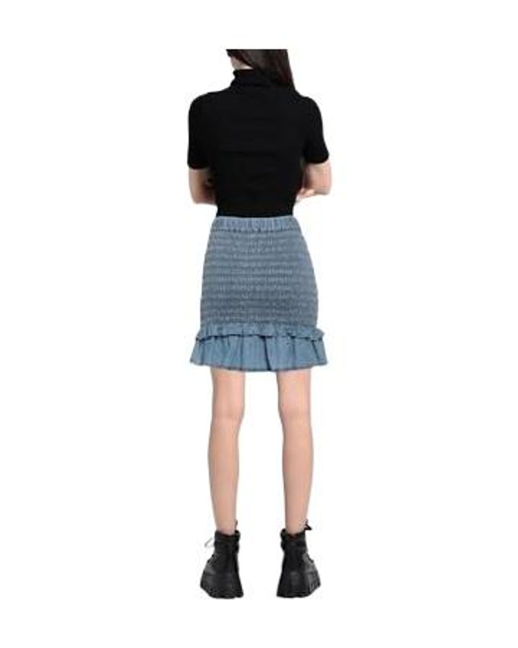 Isabel Marant Blue Denim Mini Skirt