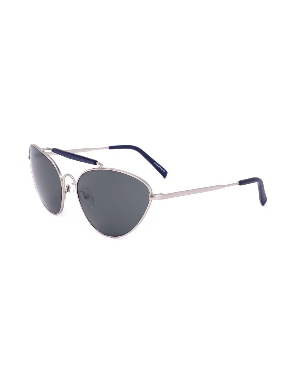 Dries Van Noten White Full Frame Sunglasses