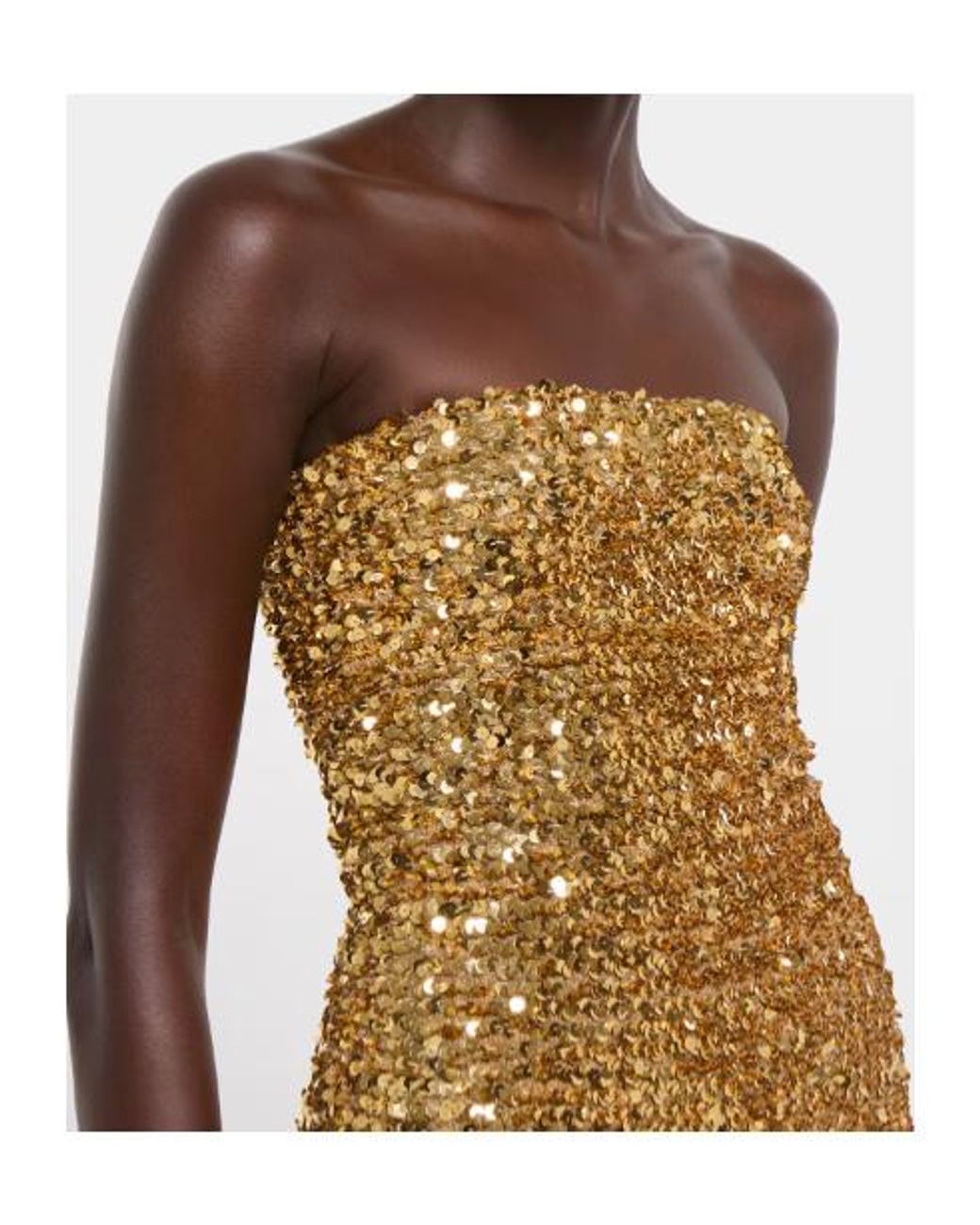 Gucci Metallic Embroidered Sequin Elastic Fabric Jumpsuit
