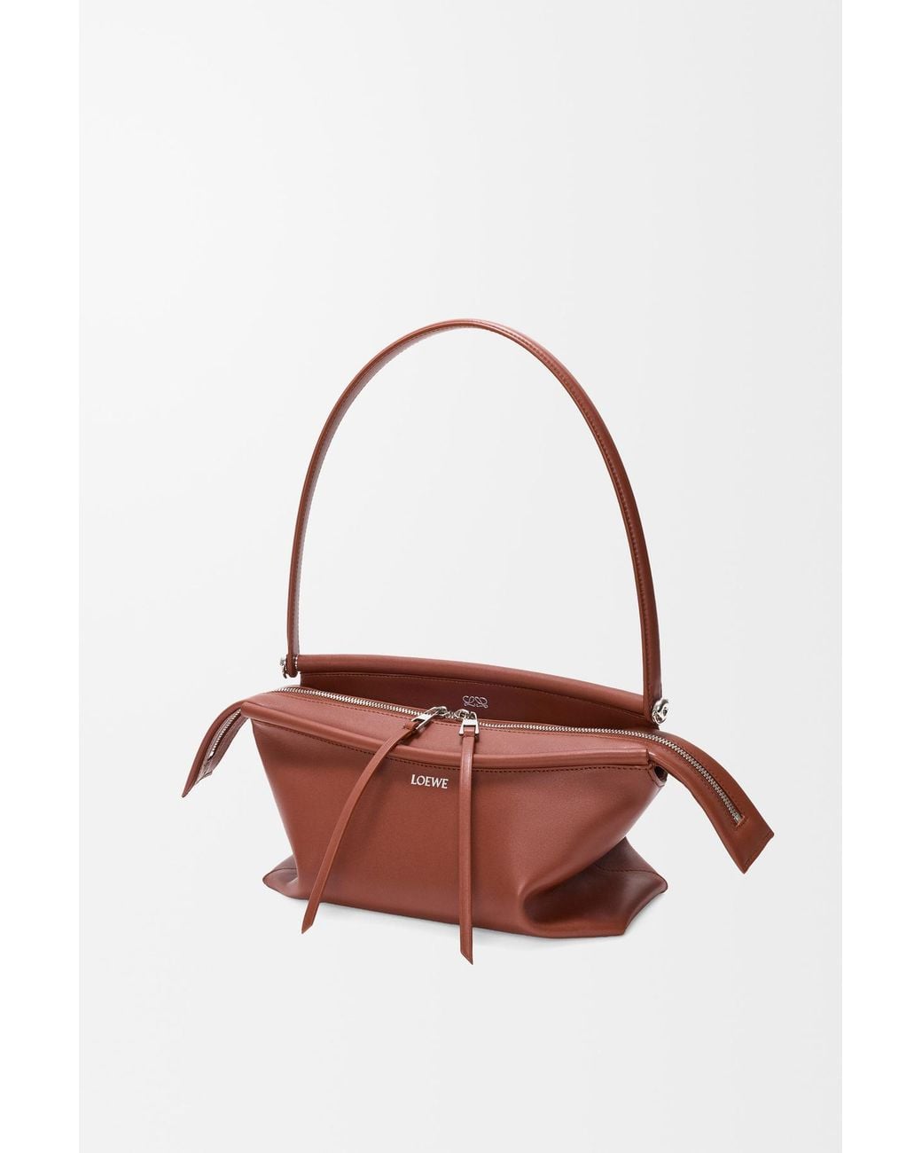 Loewe Brown Medium Top Handle Shoulder Bag