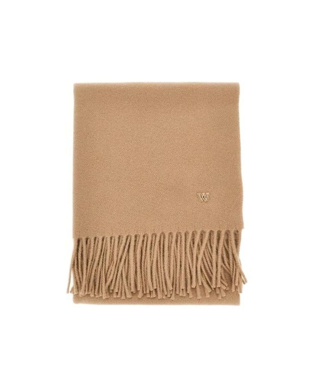 Weekend by Maxmara Natural Scoglio Fringed Edge Scarf