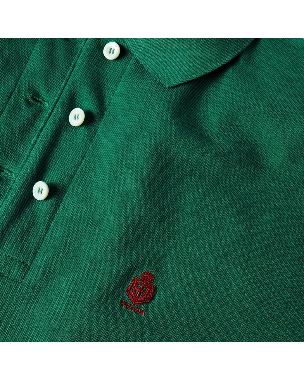 Prada Green Relaxed Overshirt