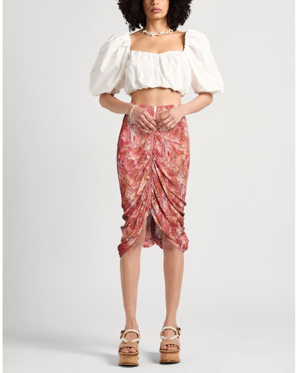 Isabel Marant Red Midi Skirts