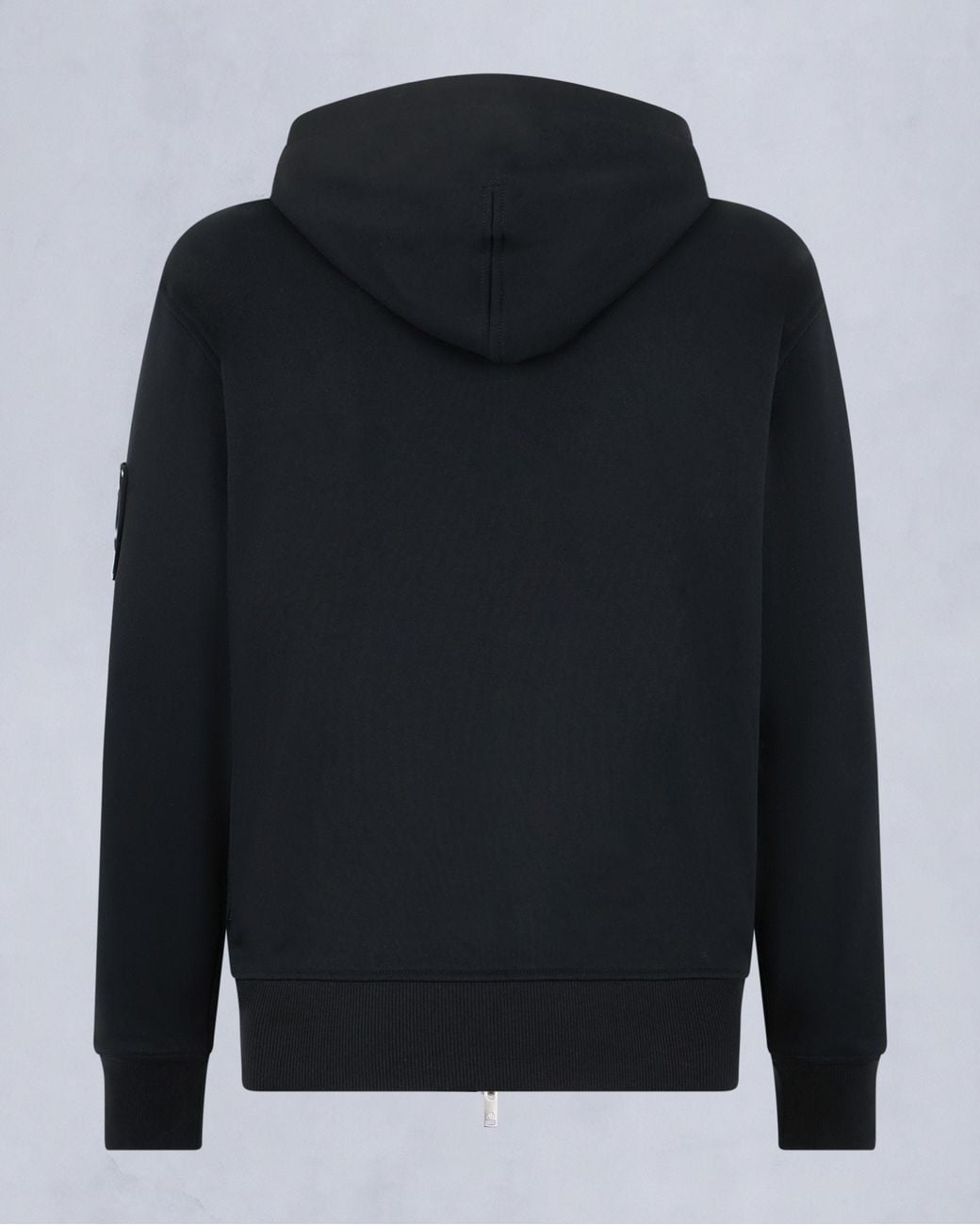 Moose Knuckles Black Hartsfield Zip-Up Hoodie for men
