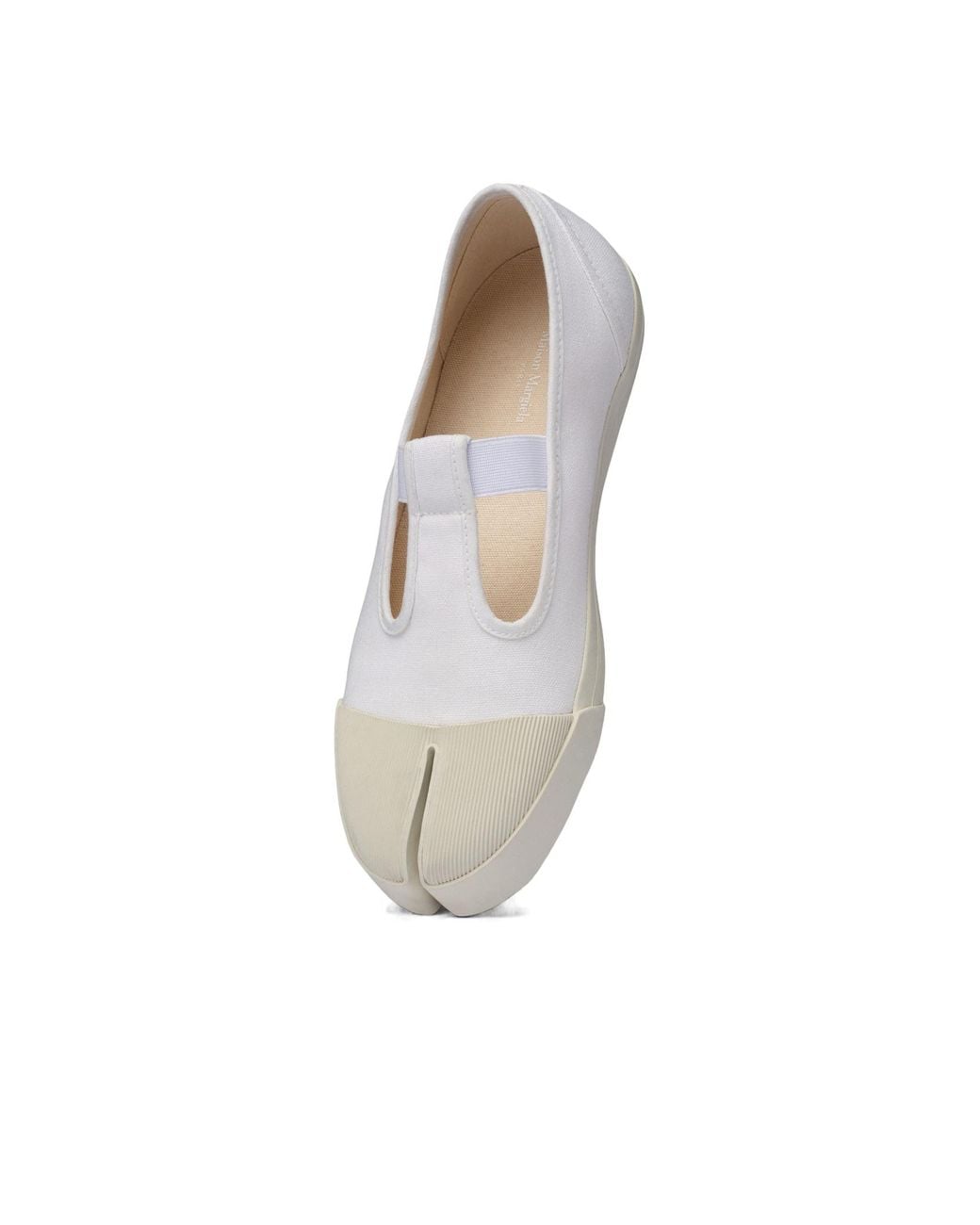 Maison Margiela White On The Deck Tabi Slip-On Sneakers for men
