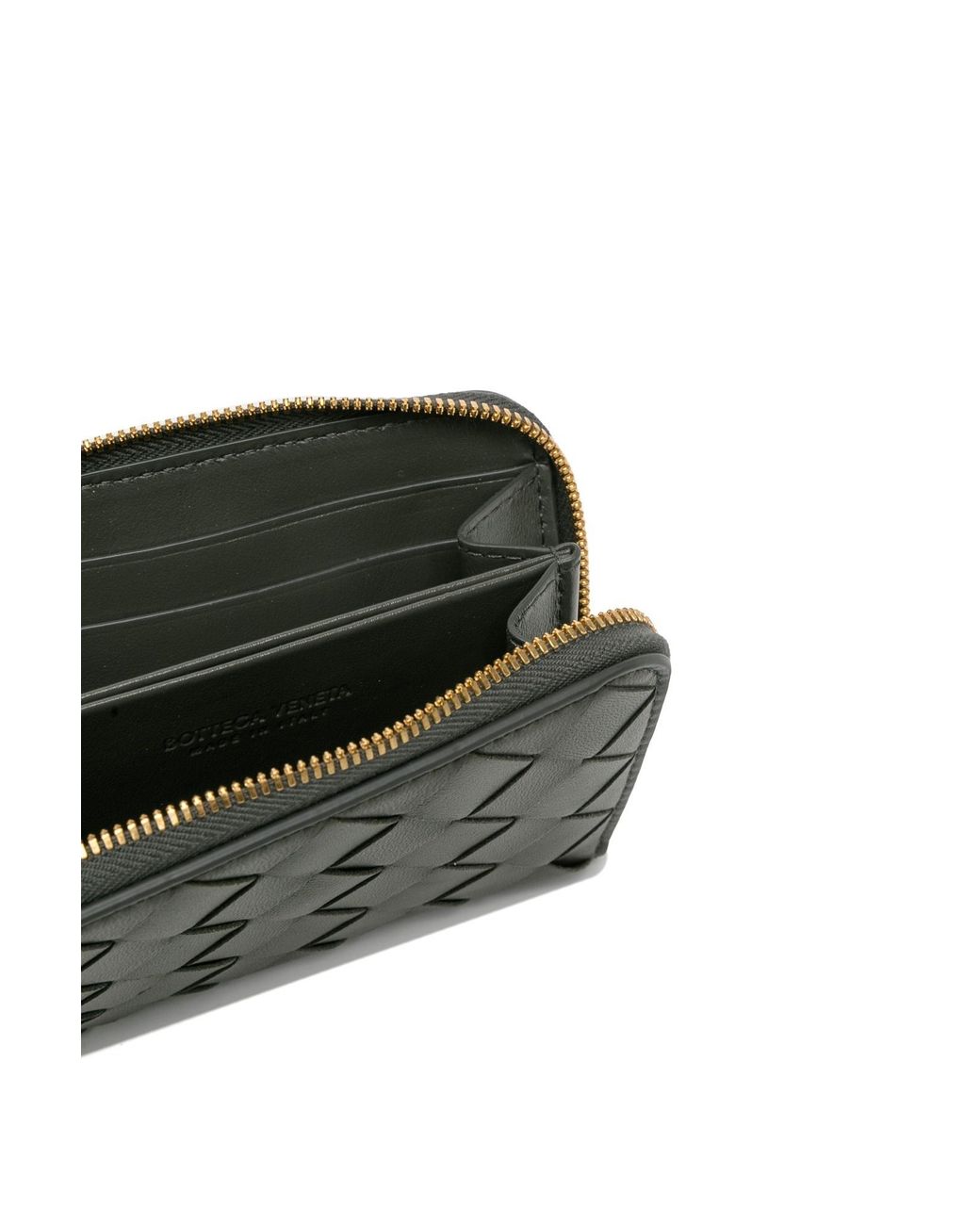 Bottega Veneta Black Logo Wallet
