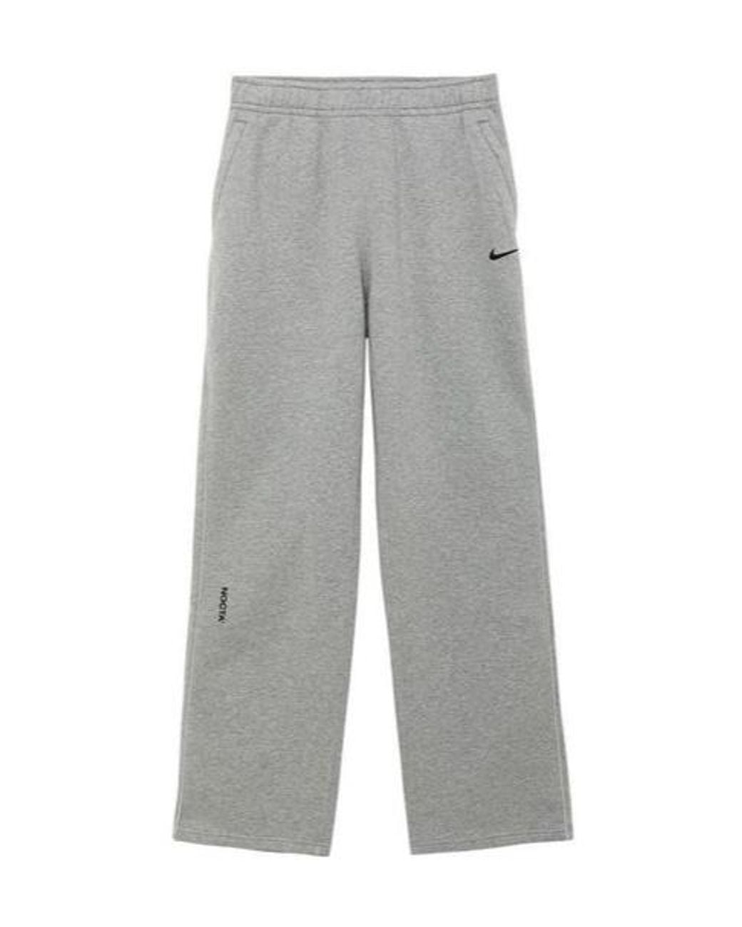 Nike Gray Nocta Fleece Sweatpants for men