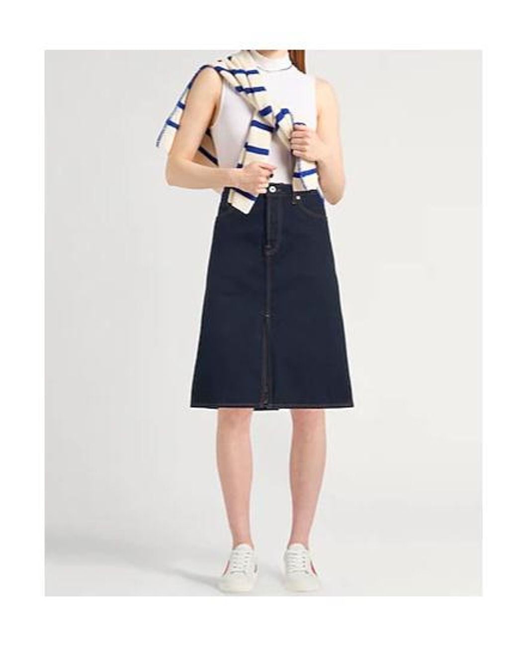 Burberry Blue Denim Skirts