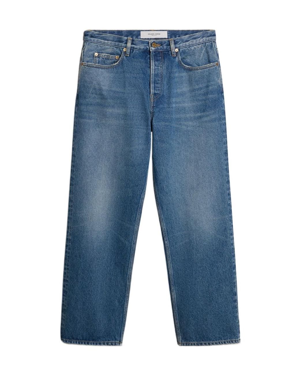 Golden Goose Deluxe Brand Blue Straight-Leg Skate Jeans for men