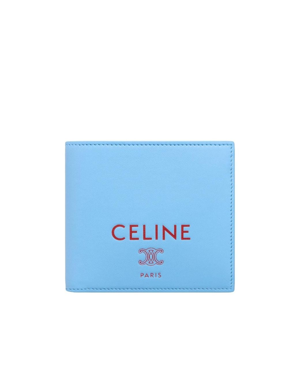 Céline Blue Bi-Fold Wallet for men