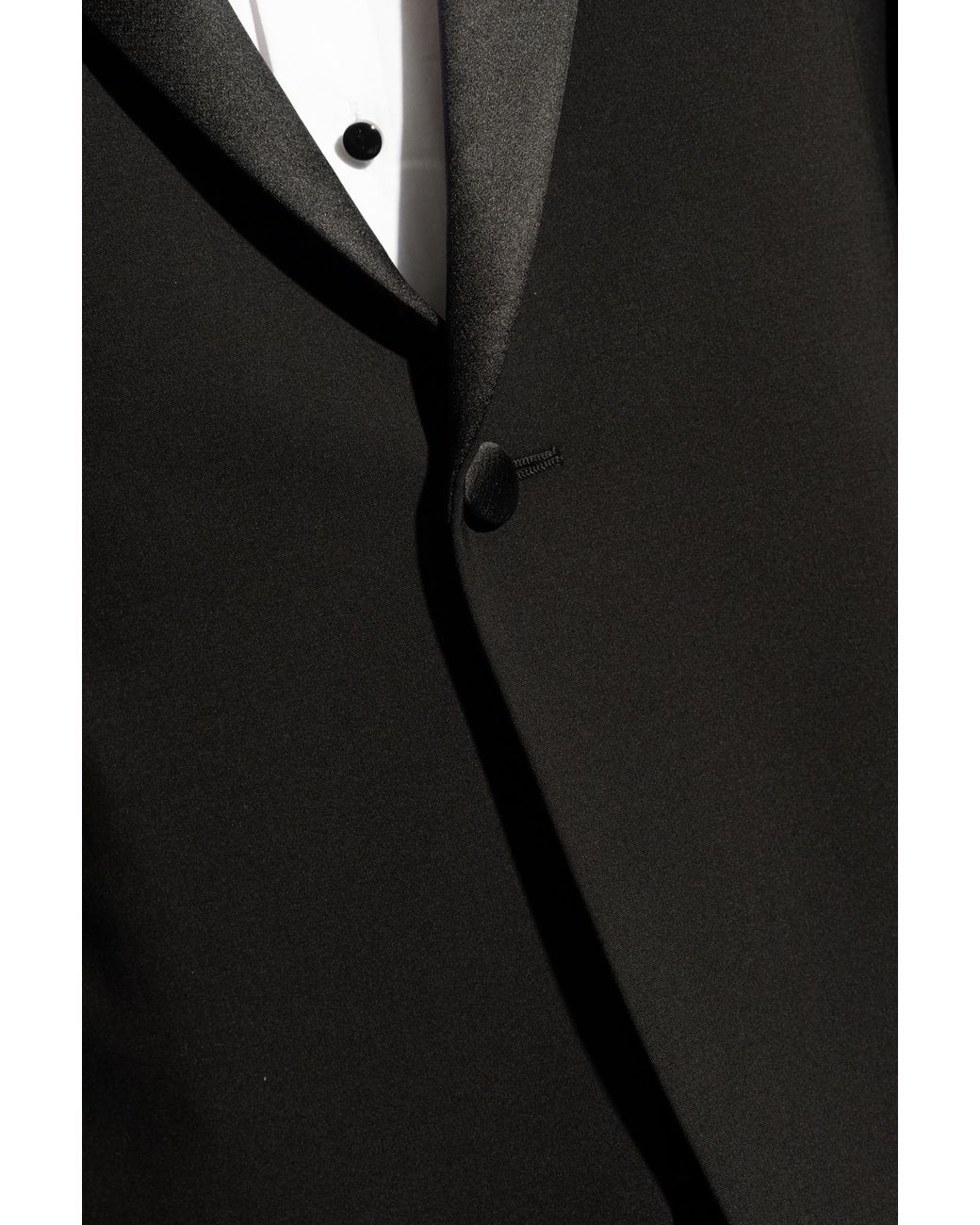 Emporio Armani Black Two-Piece Tailored Suit for men