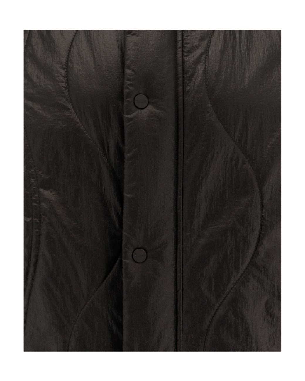 Herno Black Laminar Quilted Vest Jacket for men