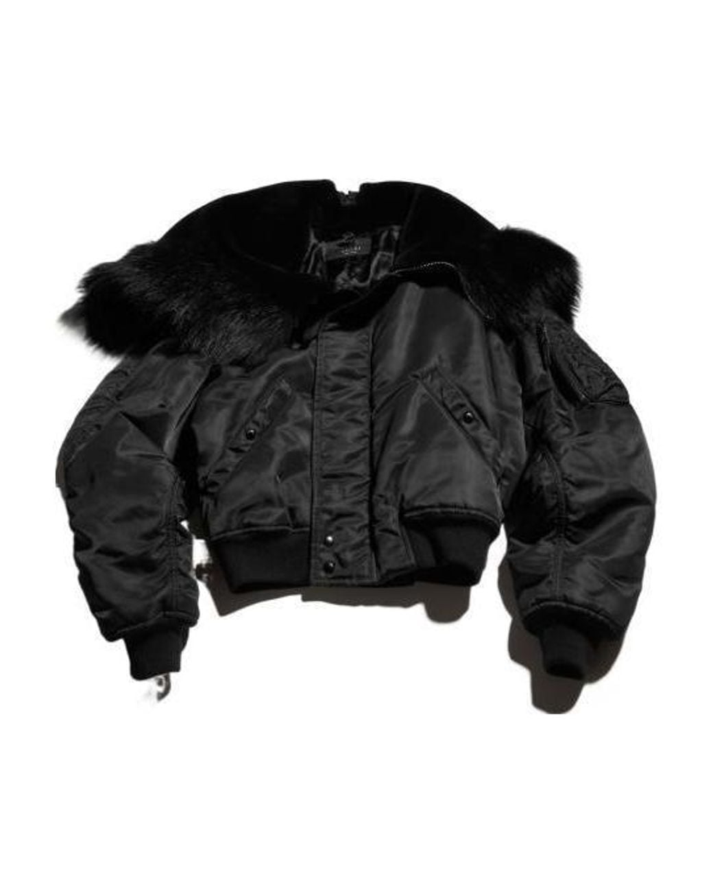 Gucci Black Padded Bomber Jacket