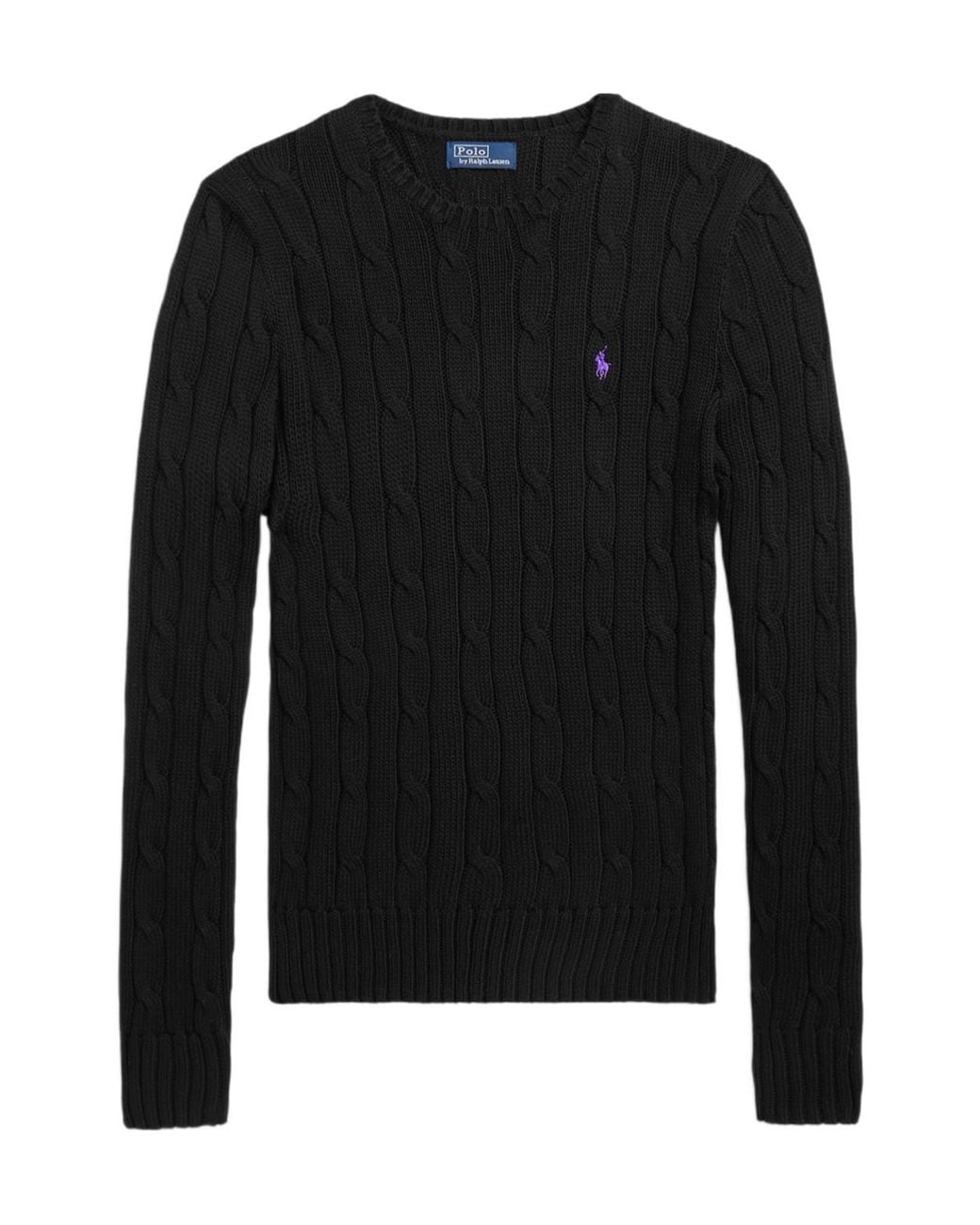 Polo Ralph Lauren Black Julianna Crewneck Sweater