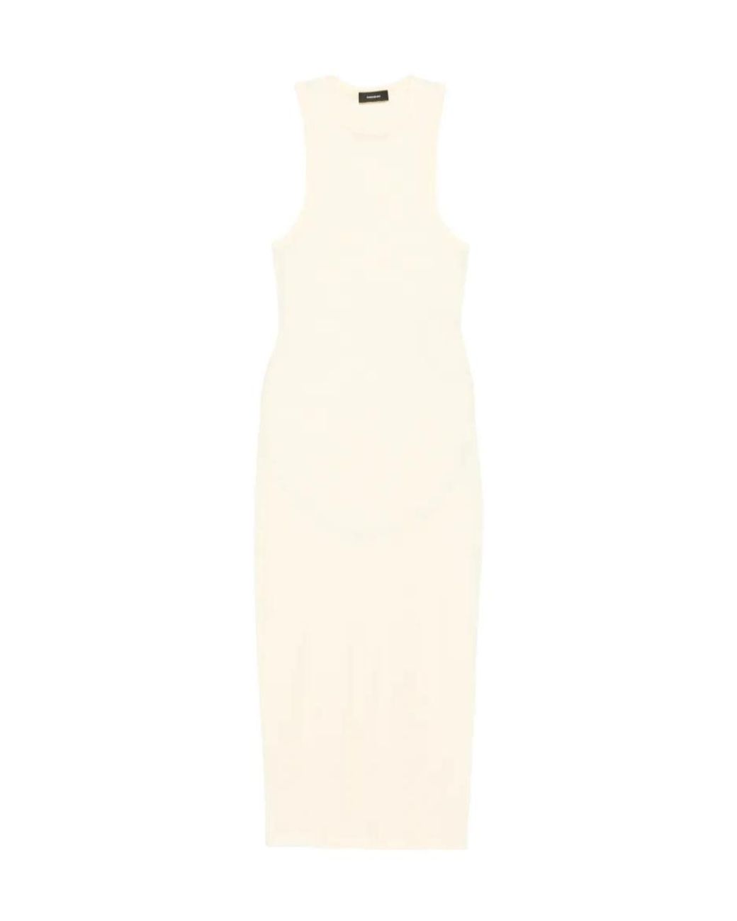 Wardrobe NYC White Racer Dress
