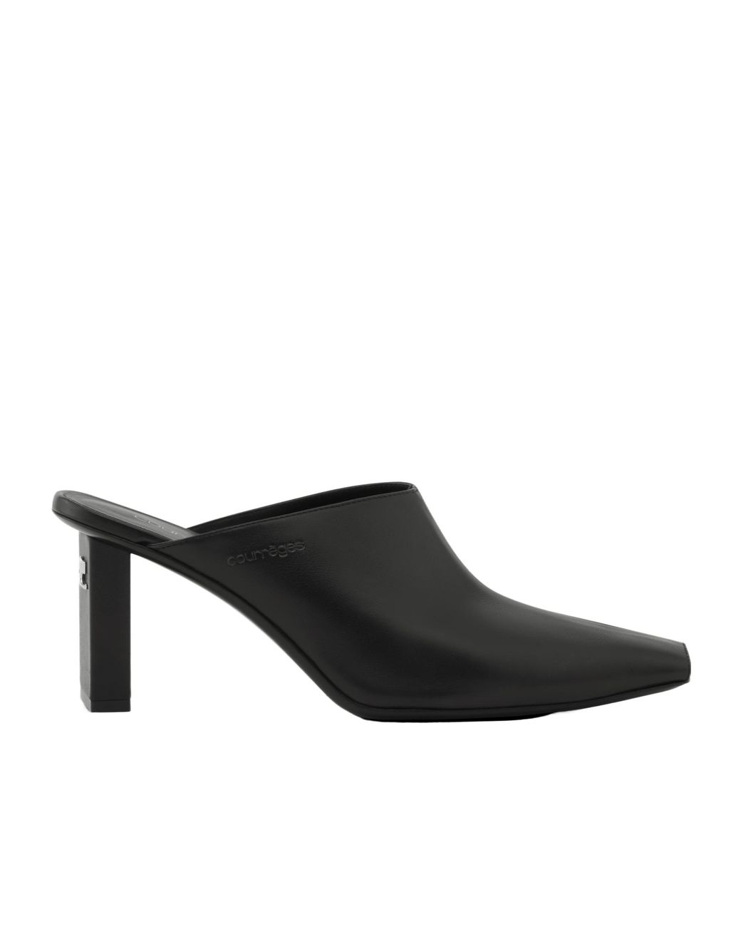Courreges Black Courrèges Slip-On Mules